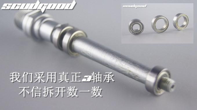 CNC Diproses 3 bantalan Aluminium Alloy Sepeda Pedal Premium Anodized Warna 6