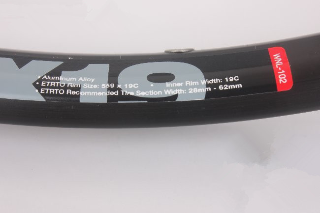 WTB SX19 Sepeda Aluminium Alloy Wheel Rim 26"/27.5"/29" 32 Lubang untuk Mtb Sepeda Sepeda Gunung Road Disc Brake 1