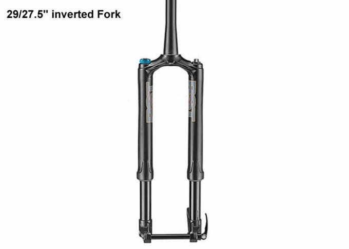 29/27.5 Plus Inverted Air Suspension Fork dari sepeda MTB RST REBEL 15qr Travel 100-130mm 0