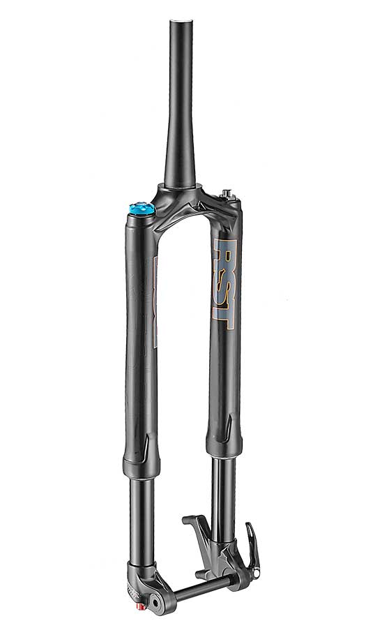 29/27.5 Plus Inverted Air Suspension Fork dari sepeda MTB RST REBEL 15qr Travel 100-130mm 1
