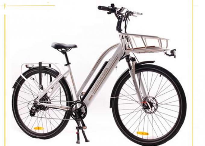36V/250W Electric City Bike SS5 ebike dengan Baterai Lithium 0
