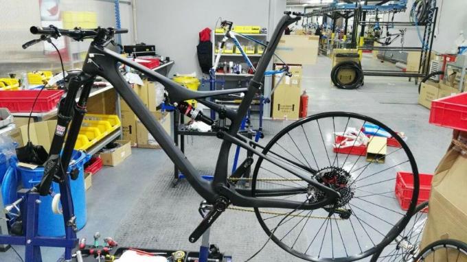 Rangka Sepeda Karbon Suspensi Penuh 29er XC 27,5 Plus Rangka Sepeda Gunung Karbon Mtb 7