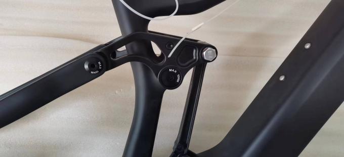 27.5+ 29 Boost Enduro Suspensi Penuh E Rangka Sepeda Rangka Sepeda Listrik Karbon Penuh 1