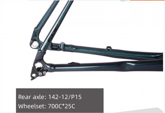 Kinesis 700c Aluminium 6061 Kerangka Sepeda Jalan Disk Brake Frameset+Fork 6