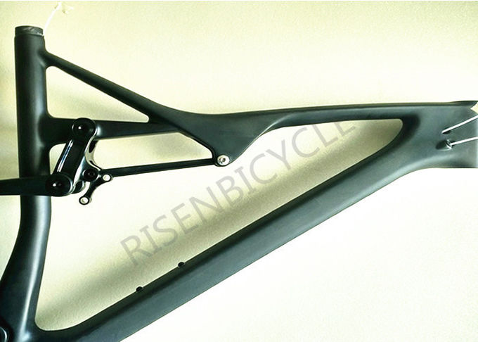 27.5er Boost XC Full Suspension Carbon Bike Frame 110mm Perjalanan 148x12 dropout Gunung Mtb 2