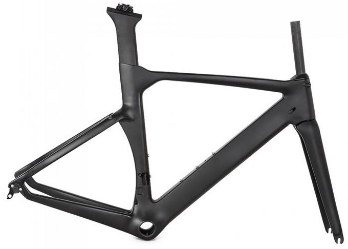 700c Road Carbon Bike Frame Racing 1150kg OEM Matte/Glossy Full Carbon dengan garpu 0